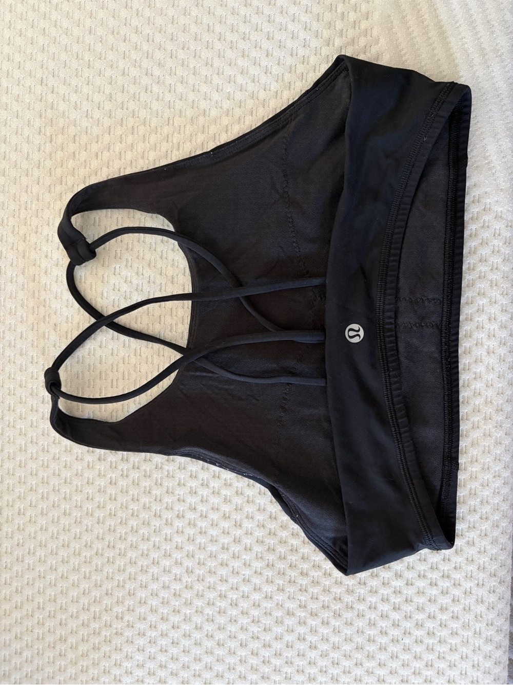 lululemon athletica Black Strappy Crisscross Sports Bra